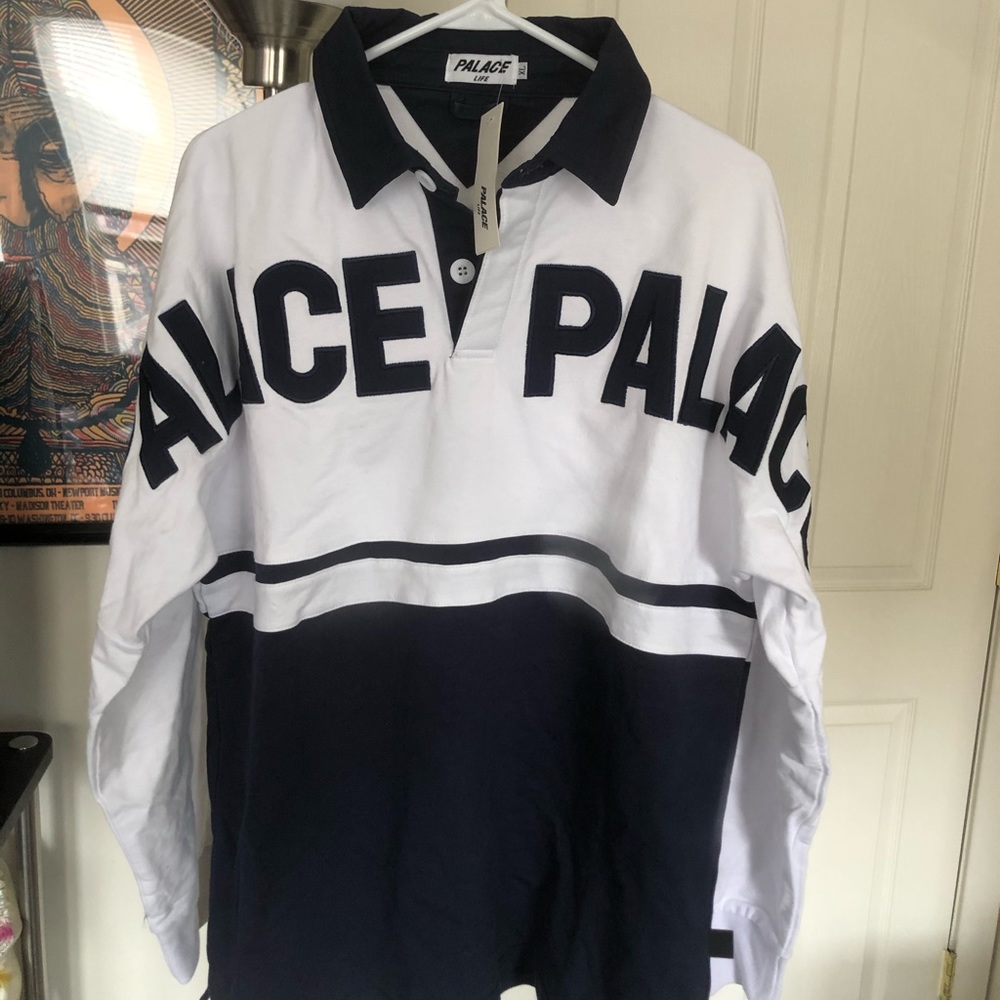 PALACE LIFE SS19 Long Sleeve Polo - Picture 1 of 3